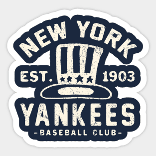 Yankees Retro 1 by  Buck Tee Sticker